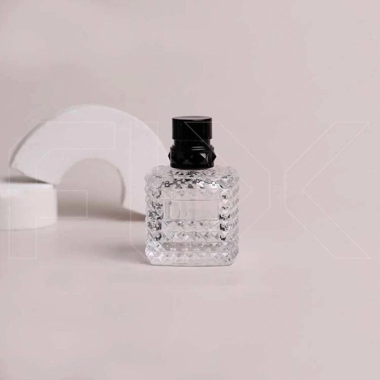Новинка Атомайзер ребристый, на защелке, 50мл 0_B258-50 BLACK
