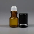 Флакон-роллер 2мл, коричневое стекло со стеклянным роликом (кратно 5) M100-2