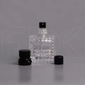 Новинка Атомайзер ребристый, на защелке, 50мл 0_B258-50 BLACK