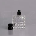 Новинка Атомайзер ребристый, на защелке, 110мл 0_B258-110 BLACK