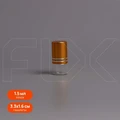 Флакон-роллер 1.5мл, прозрачное стекло со стеклянным роликом (кратно 10) M101-1.5:CQ