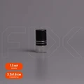 Флакон-роллер 1.5мл, прозрачное стекло со стеклянным роликом (кратно 10) M101-1.5:CQ