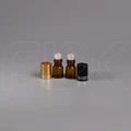 Флакон-роллер 2мл, коричневое стекло со стеклянным роликом (кратно 5) M100-2