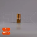 Флакон-роллер 2мл, коричневое стекло со стеклянным роликом (кратно 5) M100-2