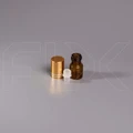 Флакон-роллер 2мл, коричневое стекло со стеклянным роликом (кратно 5) M100-2