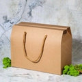 Подарочная коробка с ручками 20х11х15 см (кратно 12) K028-20x11x15:KB