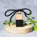 Автофлакон 7мл, черный с деревянной крышкой AF046-7:AB