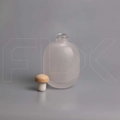 Флакон для аромадиффузора, 255мл, матовый, деревянная пробка W_BS037-255 MATTE
