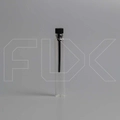 Фиолка, 3мл, прозрачное стекло, черная крышка (кратно 1000) 0_F001-3 BLACK