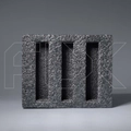 Коробочка с черной вкладкой для помадок 5 мл, черный 0_K015-135x110x30 (P001-5)-BLACK