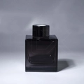 Флакон для аромадиффузора, темное стекло, 100мл, квадрат (темный) 0_D032-100 DARK
