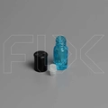 Флакон-роллер 3мл, стеклянный со стеклянным роликом (синий) 0_M110-3:DW BLUE
