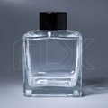 Флакон для аромадиффузора, 140мл, квадрат (черный) 0_D002-140-BLACK