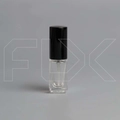 Атомайзер, прозрачное толстое стекло, черная крышка, 3,5мл 0_S068-3.5 BLACK