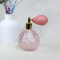 Атомайзер стеклянный с грушей, розовое стекло, 100мл 0_S150-100 PINK