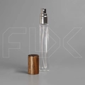 Новинка Атомайзер, квадрат, ореховая крышка, 10 мл 0_S144-10 WALNUT