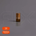 Флакон-роллер 1мл, коричневое стекло со стеклянным роликом (кратно 5) M100-1