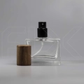 Атомайзер, стекло, 35мл, темная крышка/дерево 0_S216-35 DARK