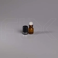 Флакон-роллер 2мл, коричневое стекло со стеклянным роликом (кратно 5) M100-2