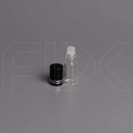 Флакон-роллер 4мл, прозрачное стекло со стеклянным роликом (кратно 5) M101-4