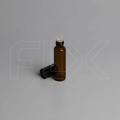 Флакон-роллер 10мл, коричневое стекло со стеклянным роликом (кратно 5) M100-10