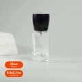 Атомайзер, стекло, 22мл, черная крышка/дерево 0_S237-22 BLACK