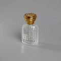 Атомайзер, 50мл, узорное стекло, золотая крышка/пластик 0_S272-50 GOLD