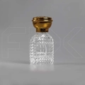 Атомайзер, 26мл, узорное стекло, золотая крышка/пластик 0_S272-26 GOLD