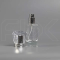 Атомайзер, стекло, 22мл, серебристая крышка/акрил 0_S335-22 SILVER
