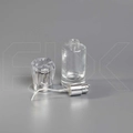 Атомайзер, стекло, 22мл, серебристая крышка/акрил 0_S335-22 SILVER