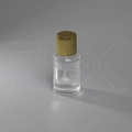 Атомайзер ребристый, на защелке, золотые, 30мл 0_B160-30 GOLD
