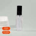 Атомайзер, прозрачное толстое стекло, черная крышка, 8,5мл 0_S068-8.5 BLACK