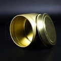Баночка для свечей, металлическая, с крышкой, 120 мл Z011-120 GOLD