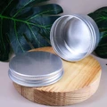 Баночка для свечей, металлическая, с крышкой, 50мл Z006-50 SILVER