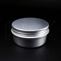 Баночка для свечей, металлическая, с крышкой, 50мл Z006-50 SILVER
