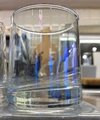 УЦЕНКА-Баночка для свечей, прозрачное стекло с голографическим эффектом, бамбуковая крышка, 200 мл UCENKA-Z001-200:EU