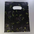 Пакет "Листья на черном фоне" 20х25 (кратно 100) PR608-20x25:BI