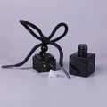 Автофлакон 7мл, черный матовый, с черной крышкой AF049-7:AB